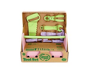 Green-Toys-0816409010119-Werkzeug-Set-pink-0